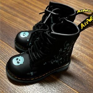 Dr. Martens Kids Black and Blue Boots